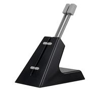 Arozzi Ancora Tendeur de Souris avec Support de Cordon Confortable, Pieds en Caoutchouc, Ressort Extensible et lesté pour Plus de stabilité - Noir avec Accents Gris