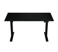 Arozzi Bureau Gamer Arena Nordico - 140x70 cm Bureau Gaming Électrique Réglable avec Rangement pour Câbles, Double Panier, Plateau Séparé et Compatible Bras Écran - Noir