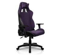 Arozzi Avanti Fauteuil Gaming - Chaise ergonomique en tissu doux, réglable en hauteur, dossier et accoudoirs avec coussin de tête, design suédois, chaises de gamer pour bureau et maison, Violet