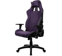 Arozzi Avanti Soft Fabric Durable Upholstery Ergonomic Office and Gaming Chair with High-Level Features Like 3D Armrests and a Pro Mechanism Along with Soft Neck & Lumbar Support Pillows - Pure Purple