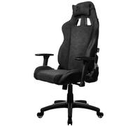 Arozzi Avanti Soft Fabric Durable Upholstery Ergonomic Office and Gaming Chair with High-Level Features Like 3D Armrests and a Pro Mechanism Along with Soft Neck & Lumbar Support Pillows - Dark Gey