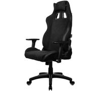 Arozzi Avanti Soft Fabric Durable Upholstery Ergonomic Office and Gaming Chair with High-Level Features Like 3D Armrests and a Pro Mechanism Along with Soft Neck & Lumbar Support Pillows - Pure Black