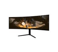 Arozzi Nova 49" Moniteur de Jeu incurvé Ultra-Large - VA, 5120x1440 Dual QHD, 165Hz, 1ms, USB-C 65W, HDR10