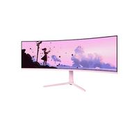 Arozzi Écran PC Gamer Nova 34” Incurvé VA 165Hz - Écran Gaming Ultra Large QHD 1440p - Adaptive Sync, HDR10, sans Scintillement - Couleurs 90% sRGB - Compatible PC et Console - Rose