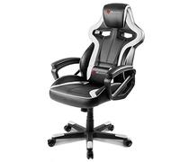 Arozzi Milano Fauteuil Gamer, Faux Cuir, Blanc, 50 x 55 x 130 cm