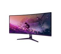 Arozzi Écran PC Gamer Nova 34” Incurvé VA 165Hz - Écran Gaming Ultra Large QHD 1440p - Adaptive Sync, HDR10, sans Scintillement - Couleurs 90% sRGB - Compatible PC et Console - Violet