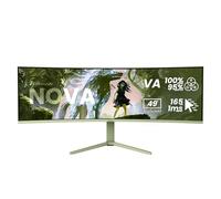 Arozzi Nova 49" Moniteur de Jeu incurvé Ultra-Large - VA, 5120x1440 Dual QHD, 165Hz, 1ms, USB-C 65W, HDR10