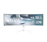 Arozzi Nova 49" Moniteur de Jeu incurvé Ultra-Large - VA, 5120x1440 Dual QHD, 165Hz, 1ms, USB-C 65W, HDR10