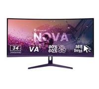 Arozzi Nova Curved 34" VA, 165Hz - Violet Violet