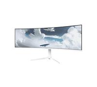 Arozzi Écran PC Gamer Nova 49” incurvé VA 165Hz QHD 1440p Adaptive Sync HDR10 100% sRGB Blanc