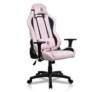 Arozzi Chaise gaming Torretta SuperSoft – Dossier réglable, oreiller cervical et lombaire – Rose