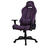 Arozzi Torretta Premium SoftFabric™ Chaise Ergonomique de Bureau ou de Jeu, mécanisme de siège avancé, accoudoirs 3D, Dossier Haut inclinable, pivotant, 2 oreillers de Soutien Doux - [Purple]