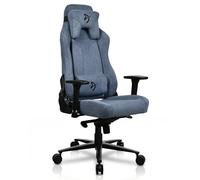 Arozzi Vernazza Chaise Gaming Ergonomique - Tissu Doux, Chaise de Bureau Ajustable, Grand Siège Spacieux avec Coussins de Soutien - Design Suédois pour Bureau à Domicile, Bleu
