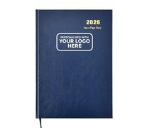 ARPAN Agenda 2026 personnalisé 1 jour par page (bleu, A4 avec logo)