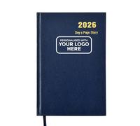 ARPAN Agenda 2026 personnalisé 1 jour par page (bleu, A5 avec logo)