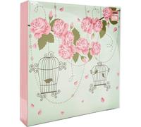 Arpan Album Photo Autocollant À 3 Anneaux 20 Feuilles/40 Pages Motif Oiseau Vintage Rossi.[G885]