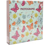 Arpan Album Photo Autocollant À 3 Anneaux 20 Feuilles 40 Pages (Papillons).[G887]