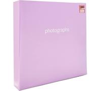 Arpan Album Photo Autocollant À 3 Anneaux 20 Feuilles 40 Pages Violet.[G893]