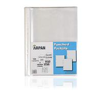 Arpan Lot de 104 pochettes transparentes multi-perforées A4