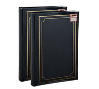 ARPAN Lot de 2 Pochettes pour mémo 300 x 4 x 6 pouces/10 x 15 cm (rembourrées Noires), 33 x 5 x 22 cm