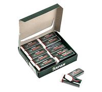 Arpan Lot de 20 gommes en PVC durable de qualité supérieure pour l'école, le bureau, le dessin, les artistes, les architectes - Idéal pour les crayons, le dessin au charbon de bois, les croquis
