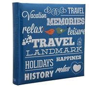 Arpan Memo Slip Dans le cas Album photo pour 200 Photos 4x6 "/ 10x15cm CONCEPTION BLEUE DE VOYAGEEPTION DE VOYAGE