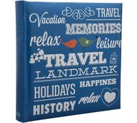 Arpan Memo Slip Dans Le Cas Album Photo Pour 200 Photos 4x6 "/ 10x15cm Conception Bleue De Voyageeption De Voyage