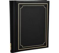 Arpan Noir Cachet D'or Album Photo Autoadhésif Grand Format Pour 40 Feuilles / 80 Faces.[G919]