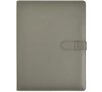 Arpan Porte-documents A4 - Lot de 1 porte-documents professionnel avec 36 pochettes sécurisées chacune, dossier A4 pour documents et présentations - Gris doux au toucher