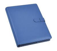 Arpan Porte-documents A4 - Lot de 1 porte-documents professionnel avec 36 pochettes sécurisées chacune, dossier A4 pour documents et présentations - Doux au toucher bleu