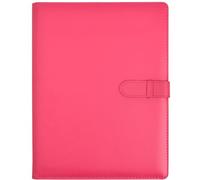 Arpan Porte-documents A4 - Lot de 1 porte-documents professionnel avec 36 pochettes sécurisées chacune, dossier A4 pour documents et présentations - Rose doux au toucher