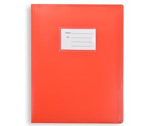 ARPAN Porte-vues 104 pochettes A4 208 pages Couverture souple Rouge
