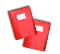 Arpan Porte-vues A4 104 pochettes 208 vues à couverture flexible pour l'école ou le travail - Idéal pour les présentations, l'archivage, le rangement a4 Red - Pack of 2
