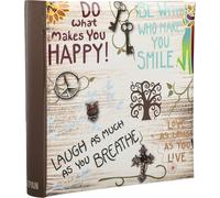 Arpan Slip En Memo 200 Contient 6x4 ""/ 15x10cm Album Photo Slogan Inspiré De La Vie.[G926]