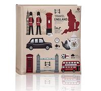 Arpan Slip in Memo londres icône conception voyage 200 tient 6x4 "/ 15x10cm Photo Album