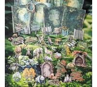 Arpaper Lot de 100 autocollants de scrapbooking - Thème animaux de la forêt - PET - Pour bullet journal, carnet de notes, journal DIY, peinture (aventure jungle)