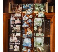 Arpaper Lot de 6 rouleaux d'autocollants Washi Tape pour album photo, calendrier de journalisation, scrapbooking - Reading Time