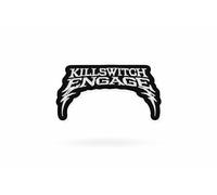 ARPatches Killswitch Écusson brodé à repasser avec bande métallique Argenté