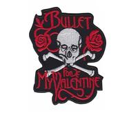 ARPatches - Patch brodé - 1 pièce - Motif Bullet for My Valentine - Noir - Coton - Gothique - Iron-on