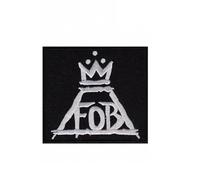 ARPatches - Patch brodé décoratif Fall Out Boy - Noir - 9,9 à 11,9 cm - 1 pièce - Iron-on