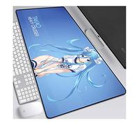 Arpeggio of Blue Steel 900x400mm Tapis de Souris XXL Multifonction Gaming Mousepad XXL Grand sous Main, Anime Souris 3mm Bureau Anti-Glissant Surface Texturée pour Ordinateur, G