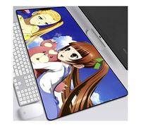 Arpeggio of Blue Steel Tapis de Souris Gaming XXL, 900x400mm, Anime Mouse Pad - Surface spéciale améliore la Vitesse et la précision, 3mm Base en Caoutchouc Antidérapant Surface-pour Ordinateur et PC , F