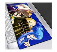 Arpeggio of Blue Steel Tapis de Souris Gaming XXL, 900x400mm, Anime Mouse Pad - Surface spéciale améliore la Vitesse et la précision, 3mm Base en Caoutchouc Antidérapant Surface-pour Ordinateur et PC , E