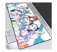 Arpeggio of Blue Steel Tapis de Souris Gaming XXL, 900x400mm, Anime Mouse Pad - Surface spéciale améliore la Vitesse et la précision, 3mm Base en Caoutchouc Antidérapant Surface-pour Ordinateur et PC , C