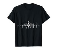 Arpentage Total Station Land Surveyor Field T-Shirt Graphique avec Valeur