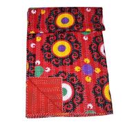 Arprani Couvre-lit en coton indien pour très grand lit, couette d'hiver d'été, couverture AC pour dormir, couvre-lit californien, couverture traditionnelle fabriquée en Inde