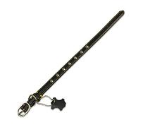 Arquivet 17401 Collier en Cuir Basique Noir 2,5 x 50 cm