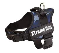 Arquivet 17702 Harnais Xtreme Dog, Camo Bleu, XS (44-57 cm)
