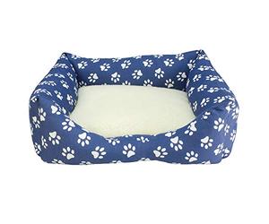 Arquivet 29135 Lit Motif Empreintes de Pieds Bleu 50 x 45 x 17 cm