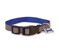 Arquivet 8435117802650 Collier réfléchissant pour Chien Bleu 1,9 x 35/50 cm
